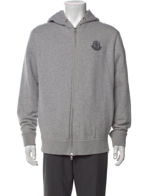 Moncler V-Neck Long Sleeve Hoodie
