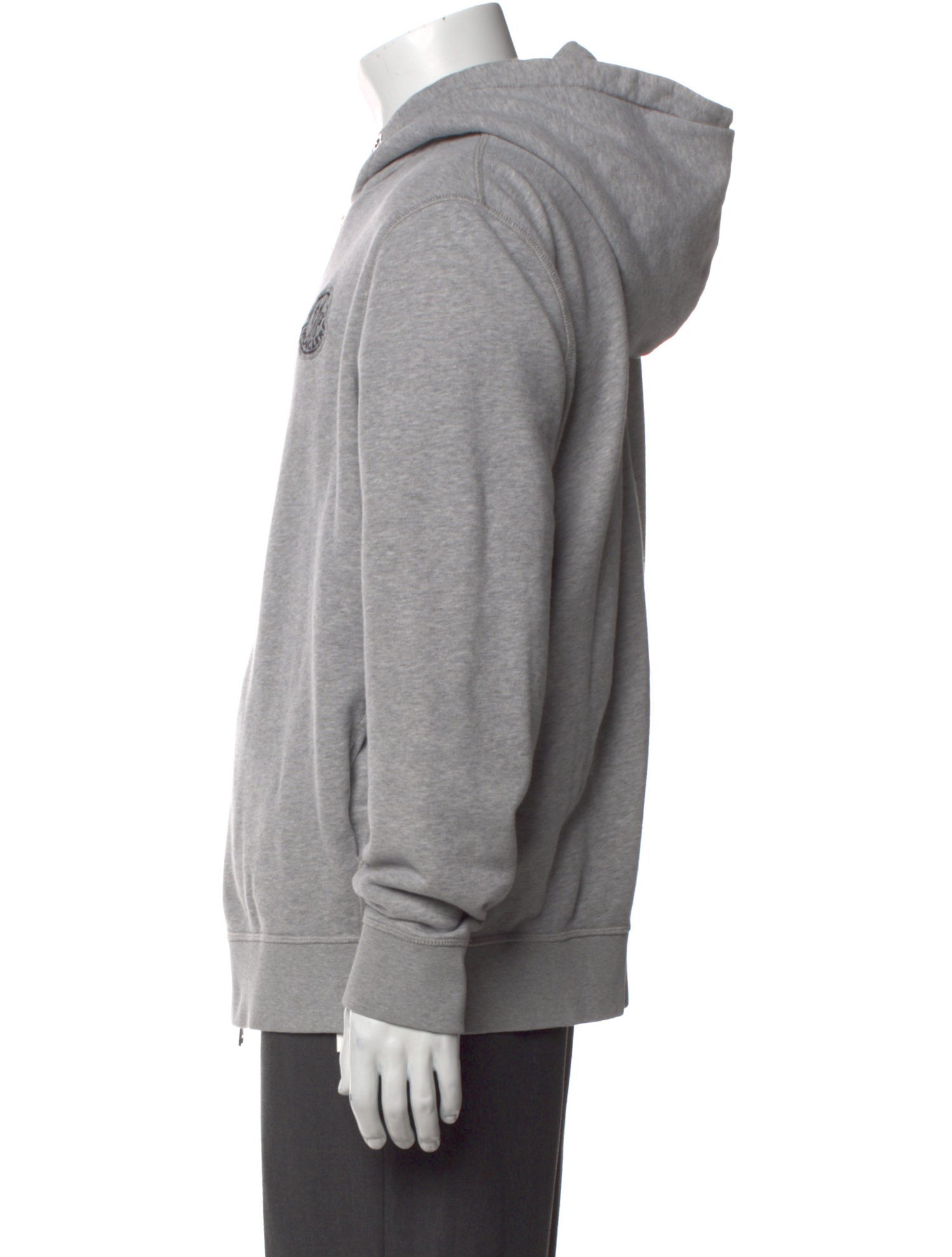 Moncler V-Neck Long Sleeve Hoodie