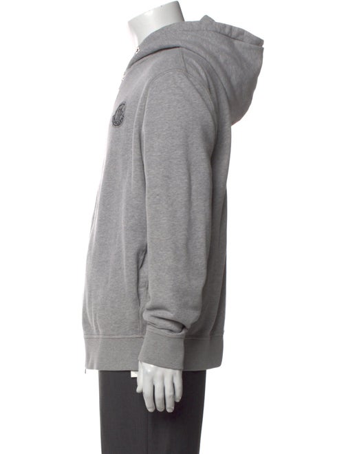 Moncler V-Neck Long Sleeve Hoodie