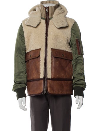 Moncler Colorblock Pattern Utility Jacket