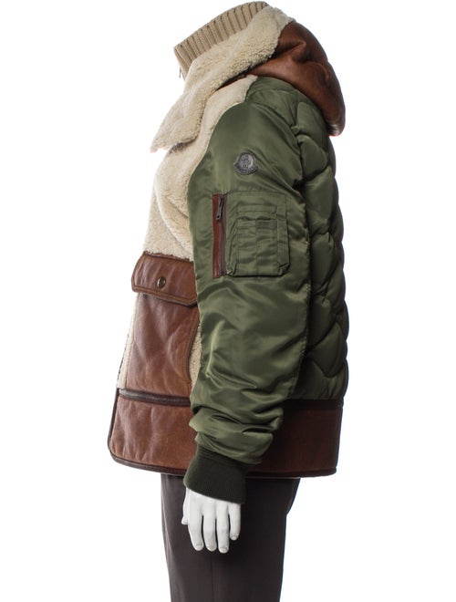 Moncler Colorblock Pattern Utility Jacket