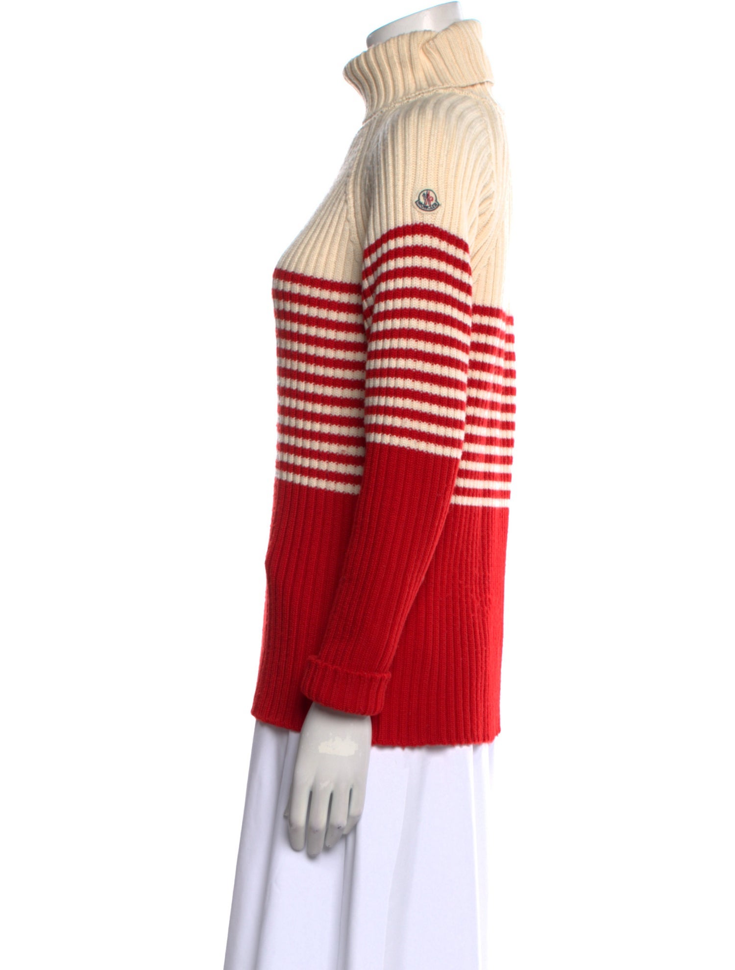Moncler Virgin Wool Striped Sweater