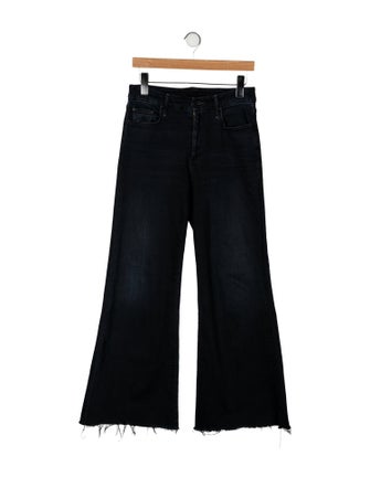Mother Mid-Rise Wide Leg Jeans