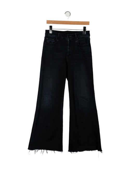 Mother Mid-Rise Wide Leg Jeans