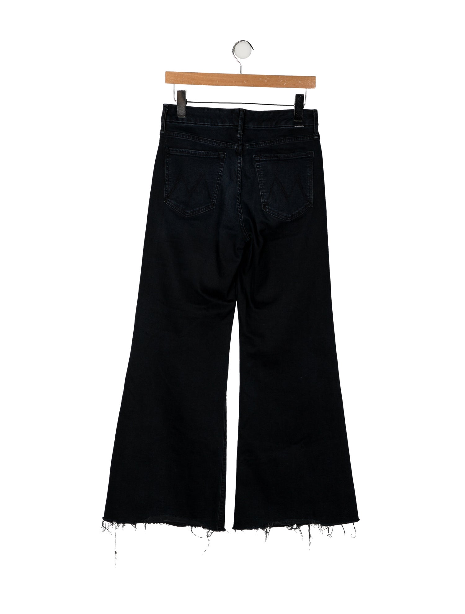 Mother Mid-Rise Wide Leg Jeans