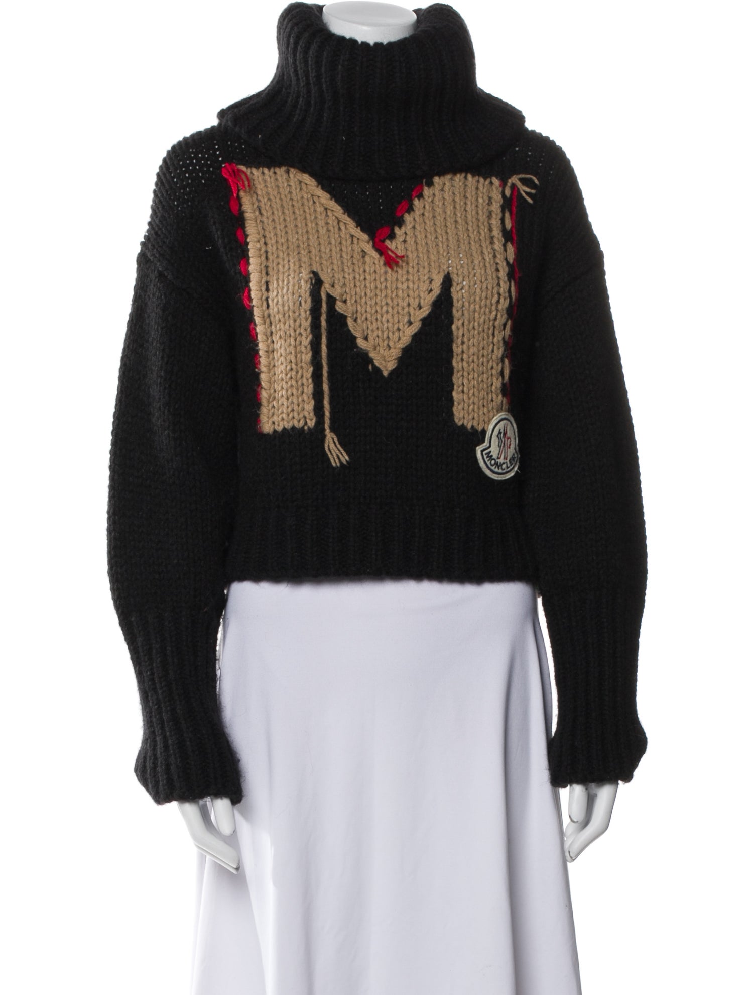 Moncler Printed Turtleneck Sweater