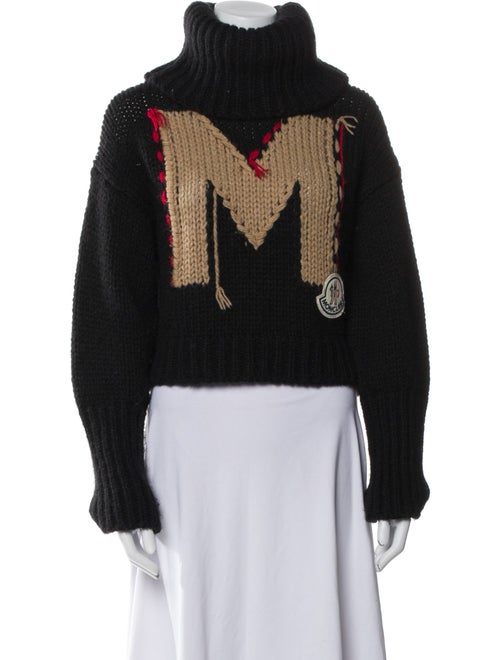 Moncler Printed Turtleneck Sweater