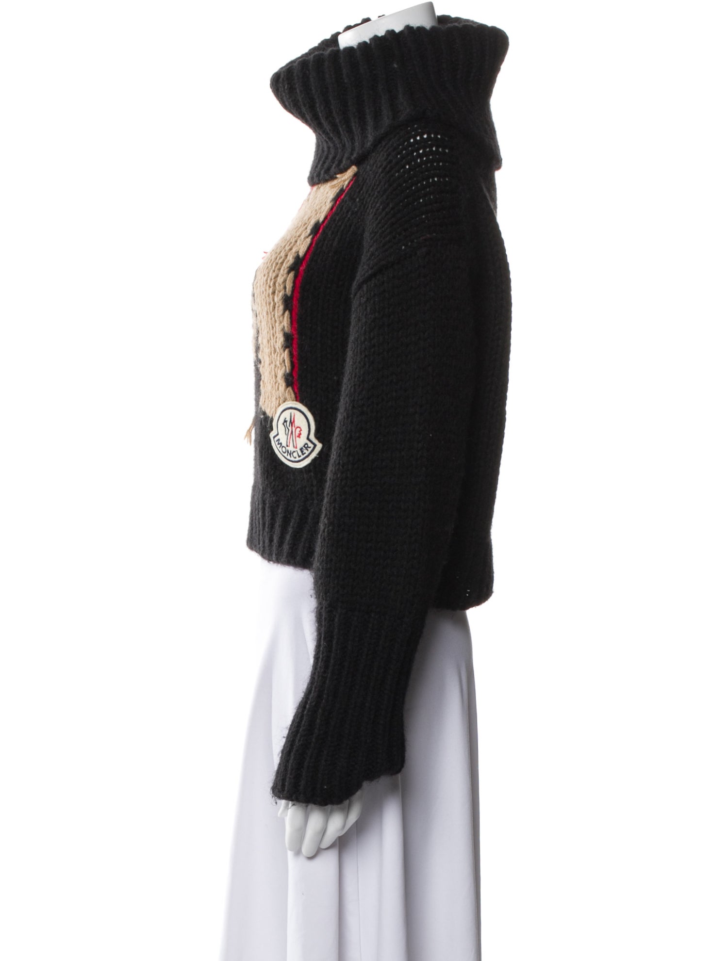 Moncler Printed Turtleneck Sweater