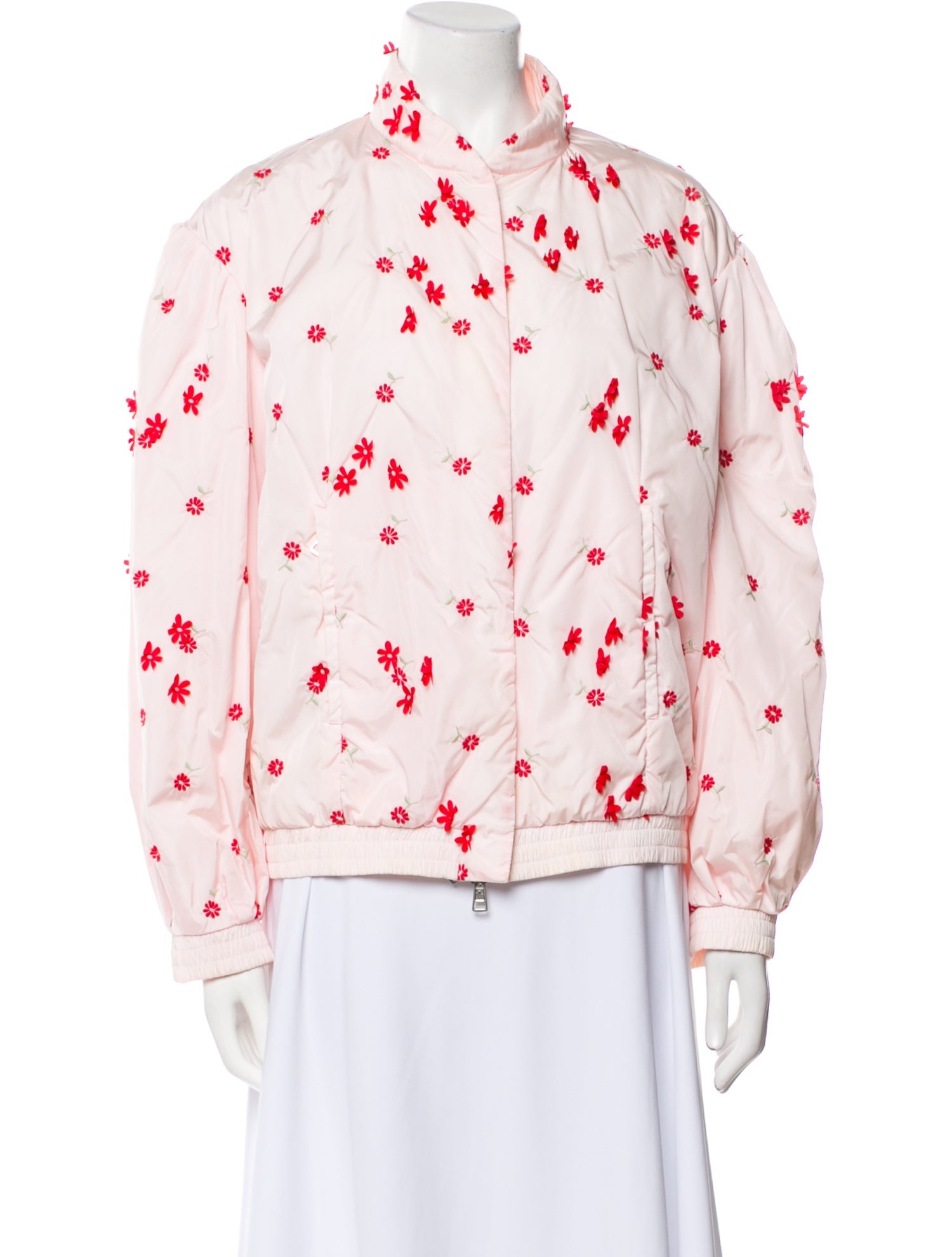 Moncler Floral Print Coat