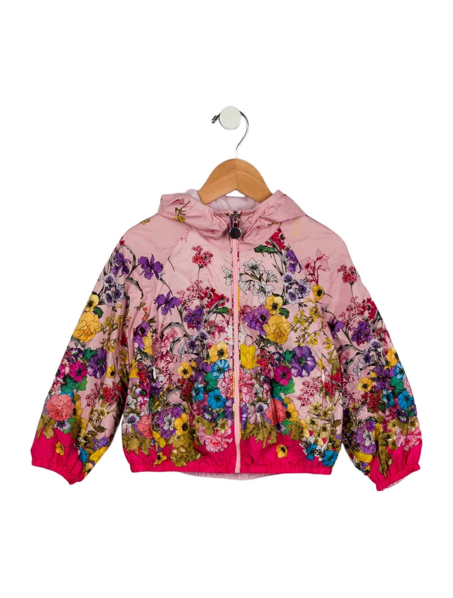 Moncler Girls' Floral Print Jacket