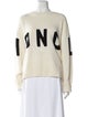 Moncler Virgin Wool Graphic Print Sweater