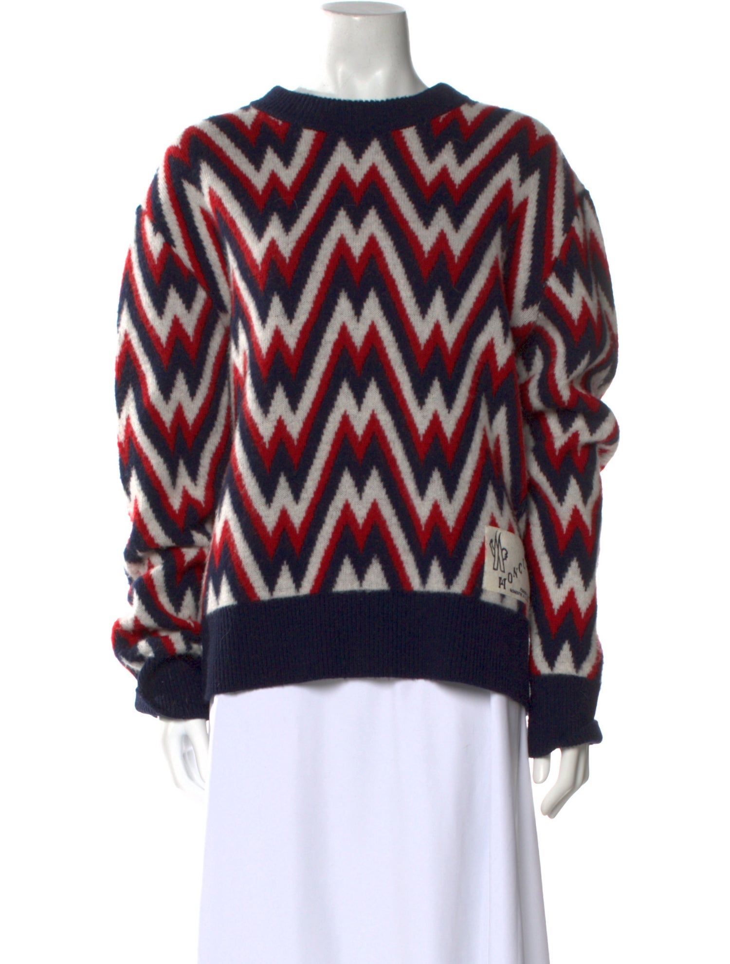 Moncler Wool Printed Sweater