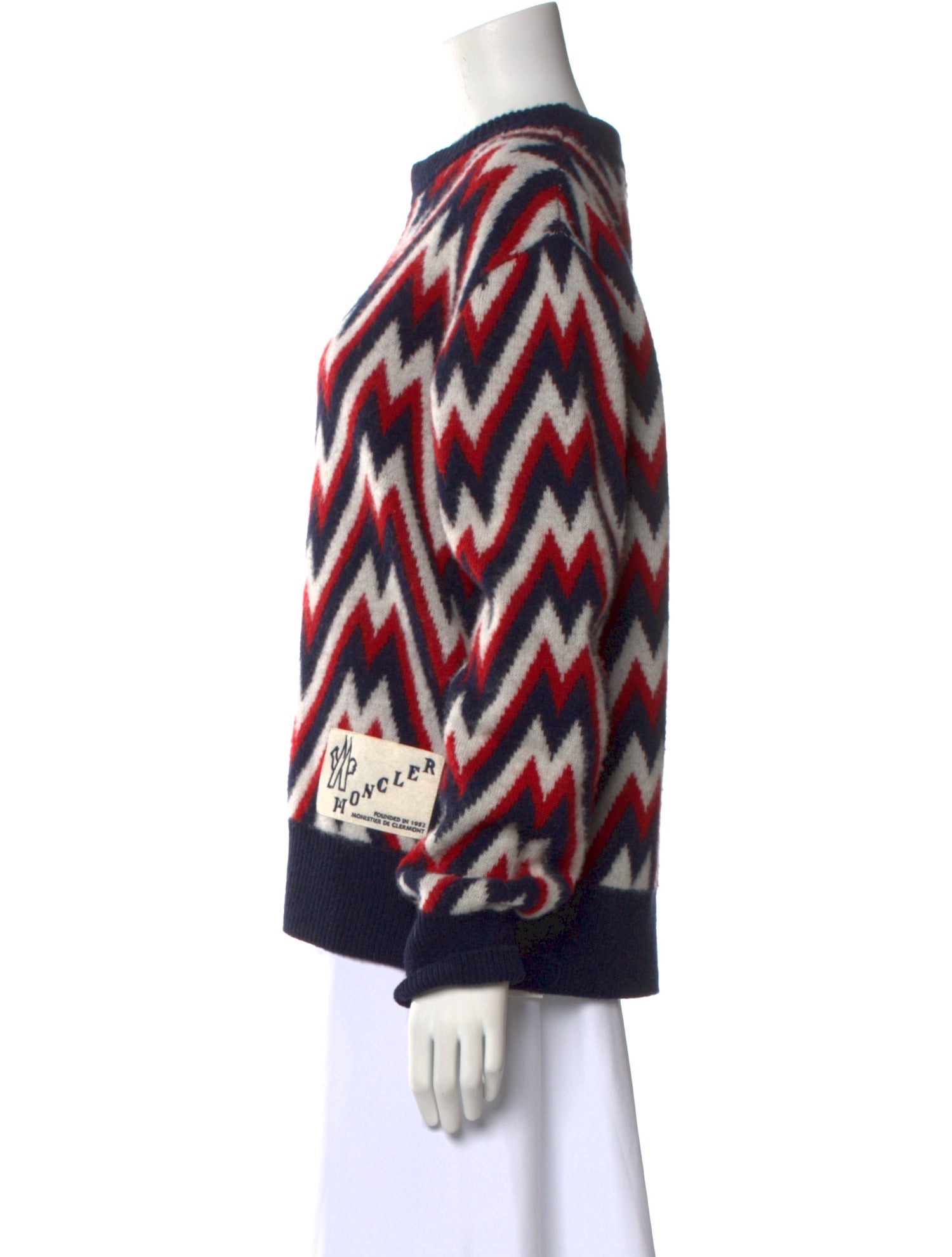 Moncler Wool Printed Sweater