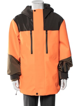 Moncler Colorblock Pattern Parka