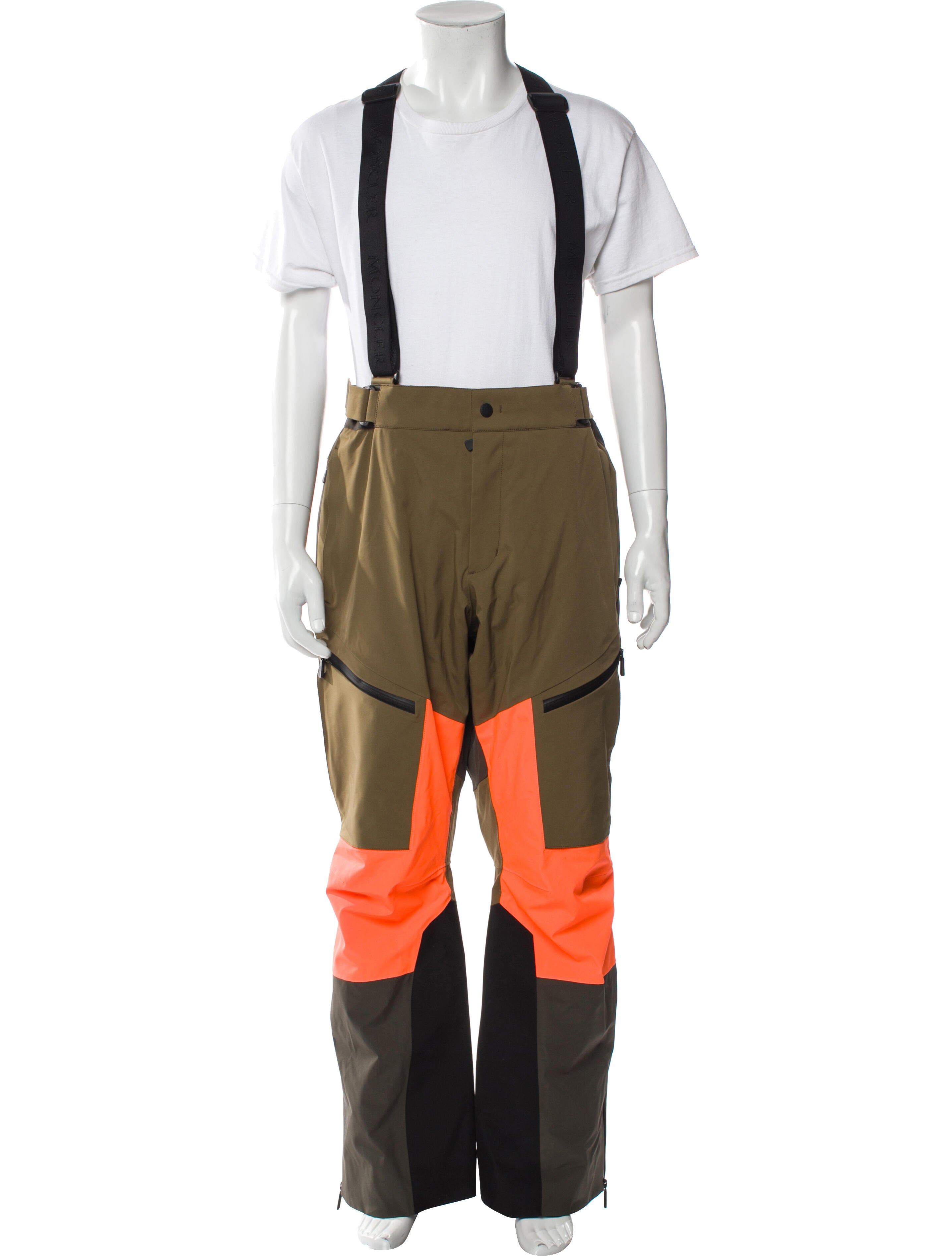 Moncler Grenoble Colorblock Pattern Ski Pants