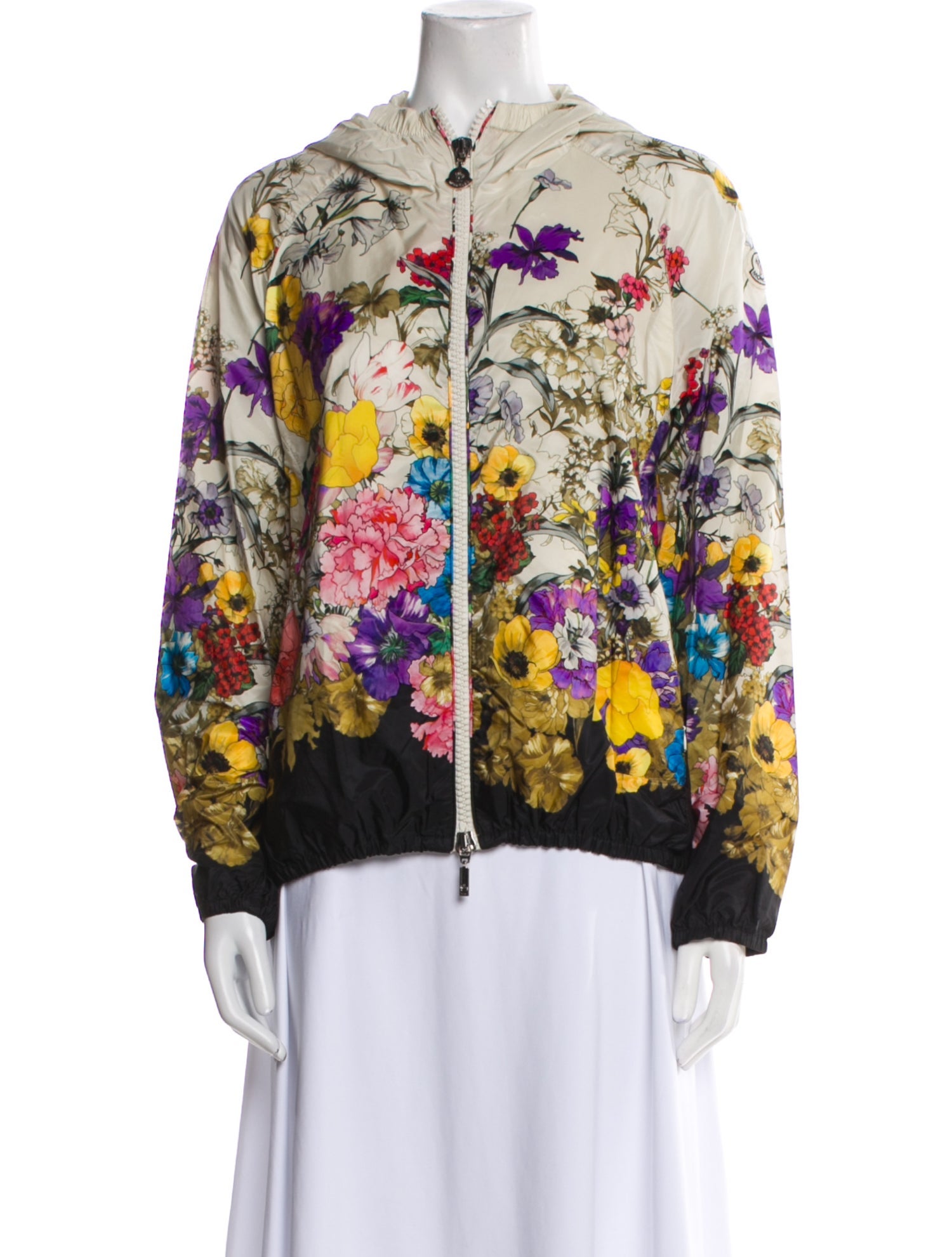 Moncler Floral Print Evening Jacket
