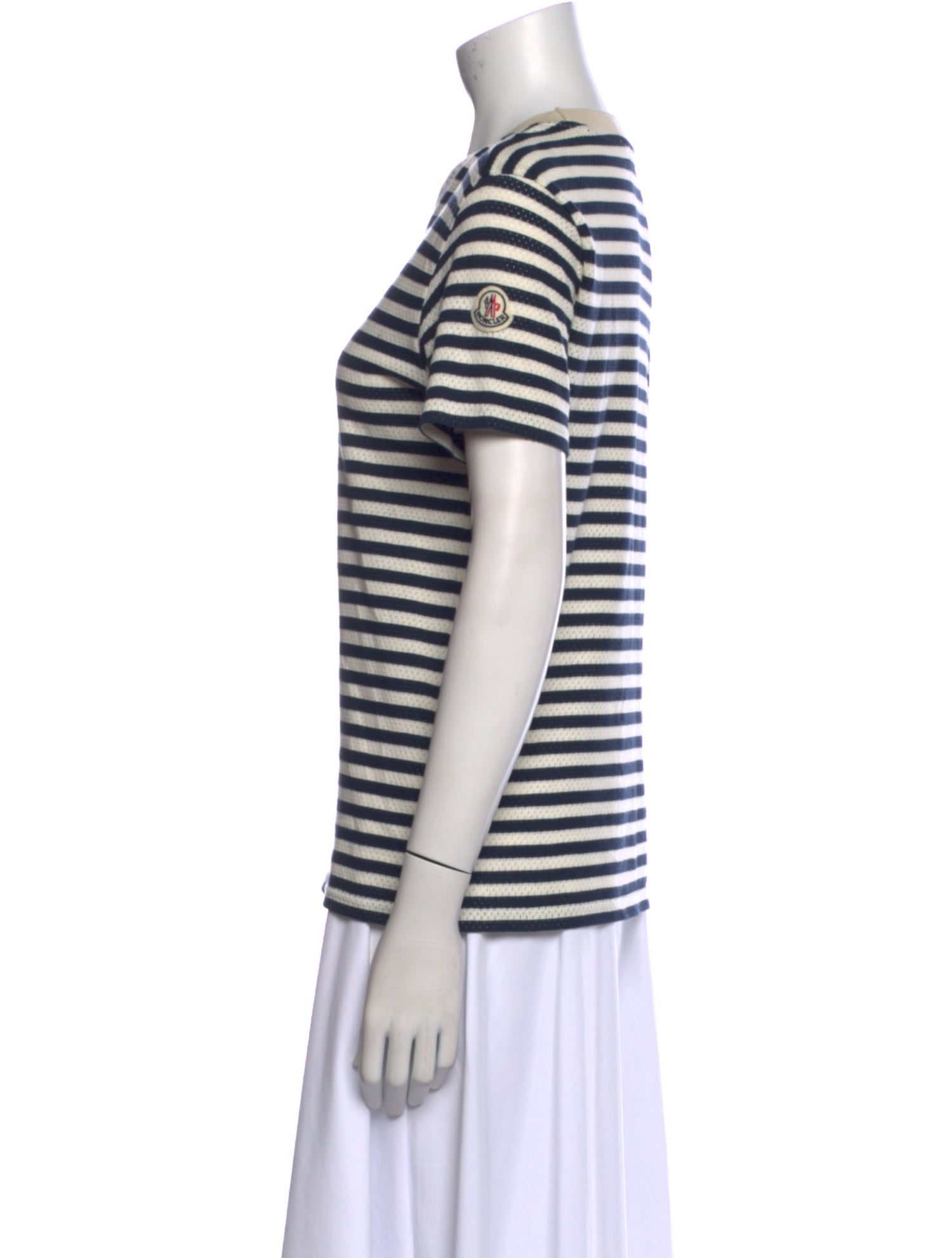 Moncler Striped Crew Neck T-Shirt