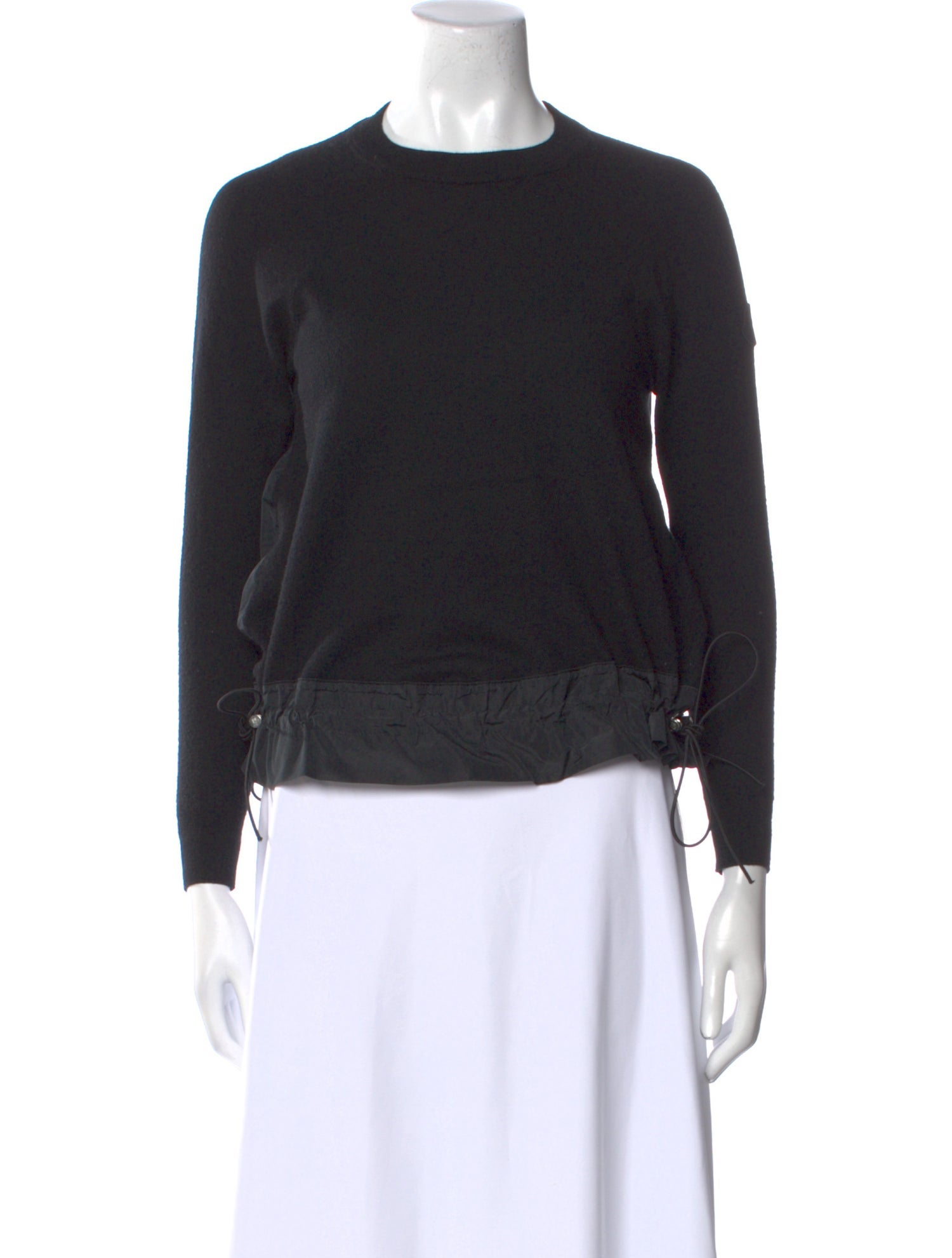 Moncler Virgin Wool Crew Neck Sweatshirt