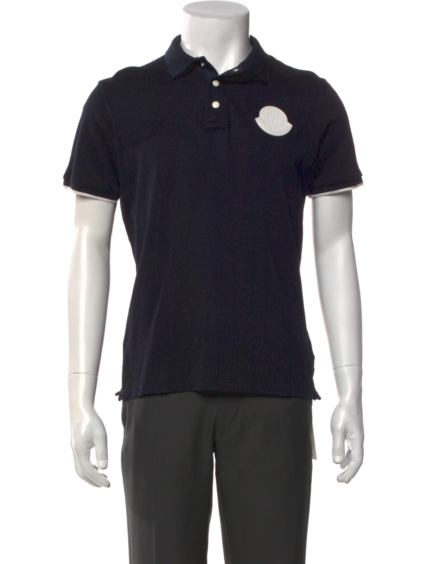 Moncler Collar Short Sleeve Polo Shirt
