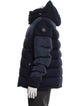 Moncler Colorblock Pattern Puffer Coat