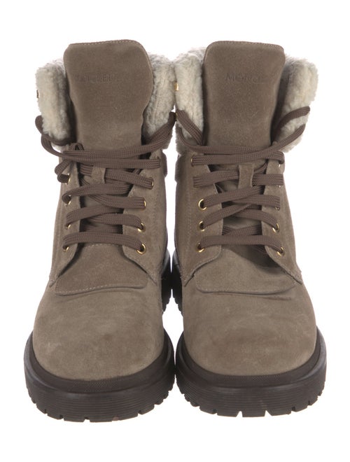 Moncler Suede Combat Boots