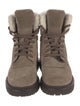 Moncler Suede Combat Boots