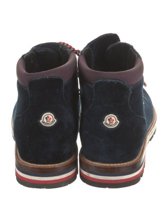 Moncler Suede Lace-Up Boots