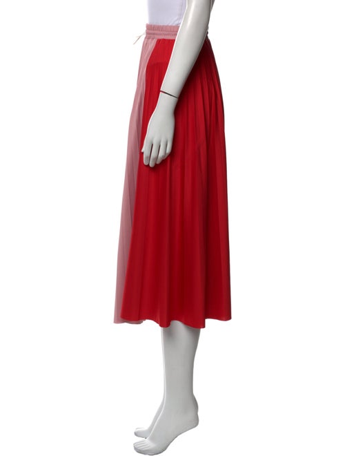 Moncler Colorblock Pattern Midi Length Skirt