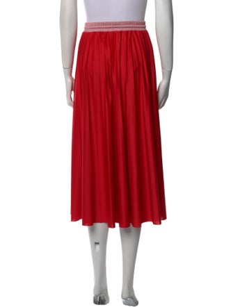 Moncler Colorblock Pattern Midi Length Skirt