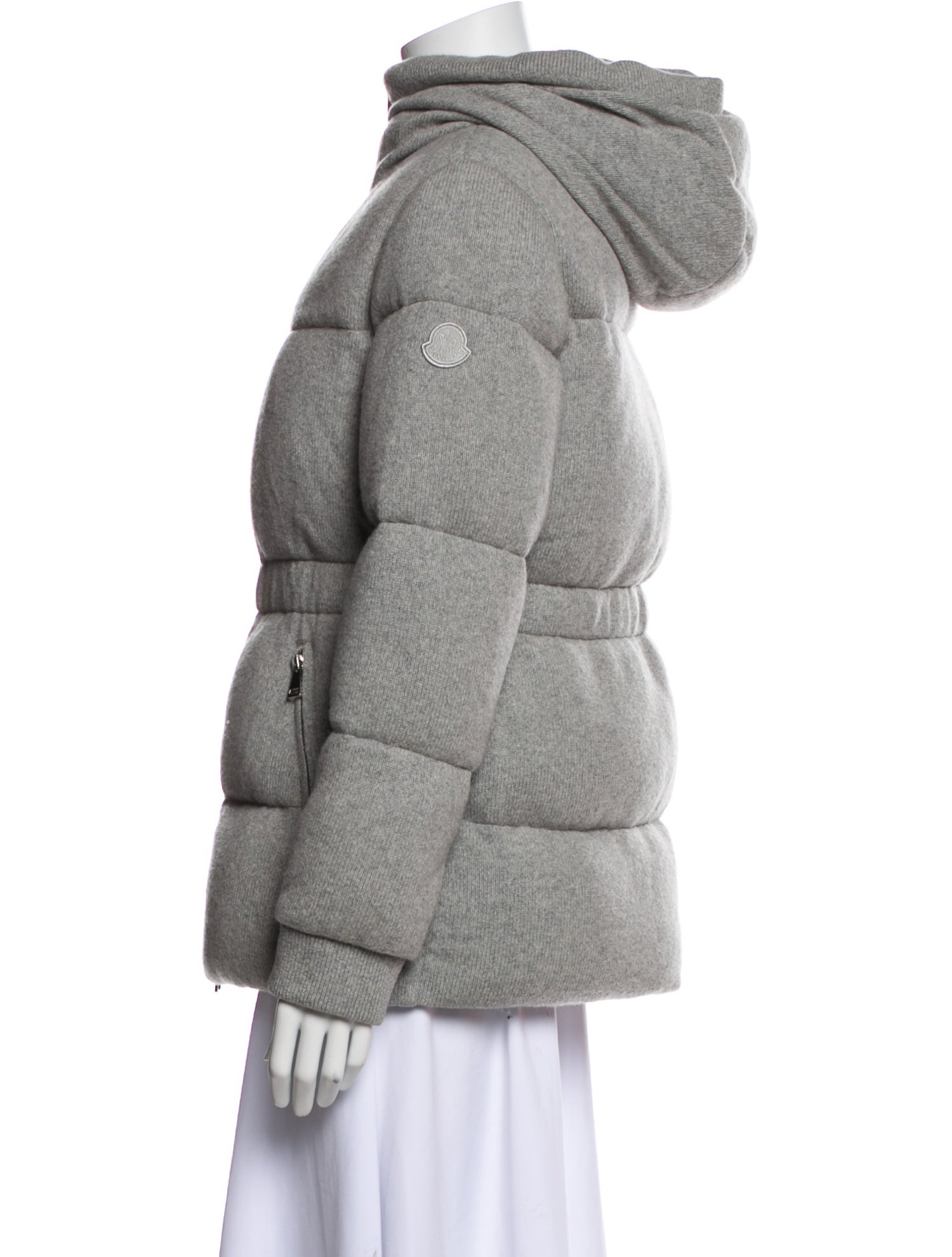 Moncler Cashmere Down Coat