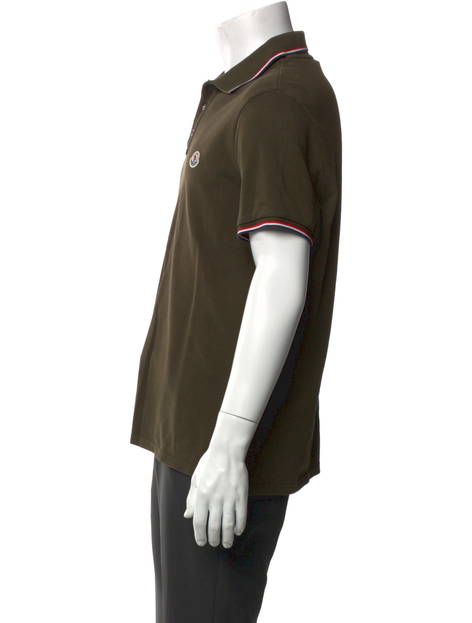 Moncler Signature Logo Collar Polo Shirt