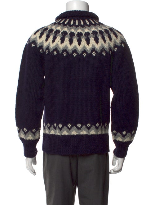 Moncler Wool Printed Cardigan