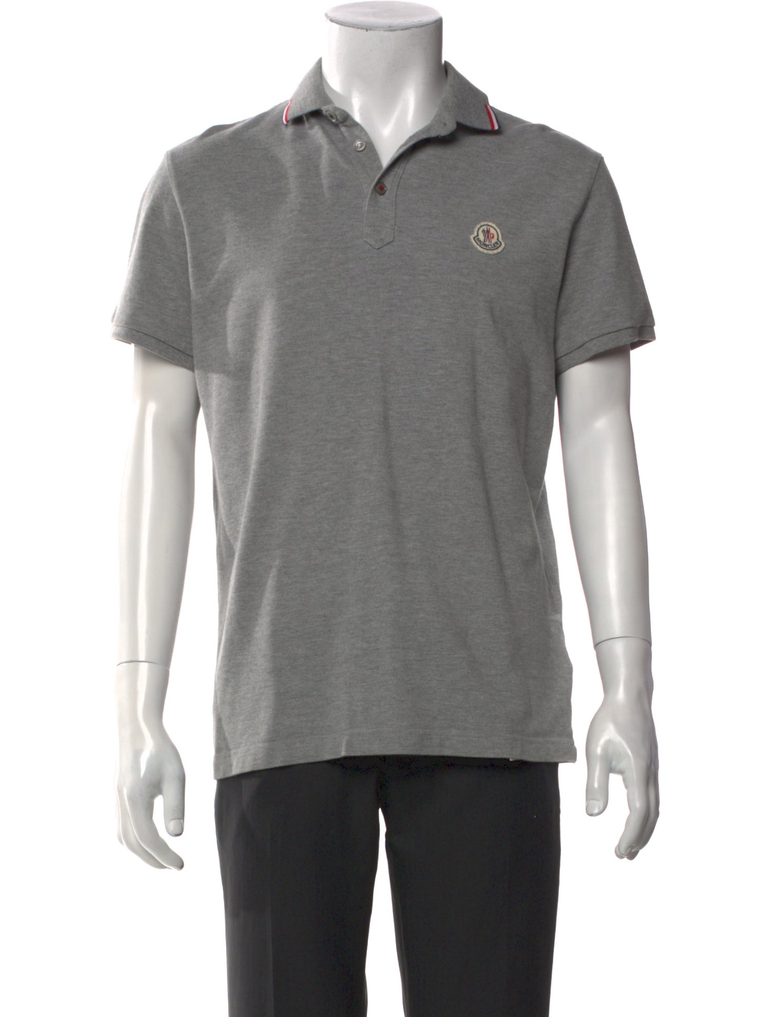 Moncler Crew Neck Short Sleeve Polo Shirt