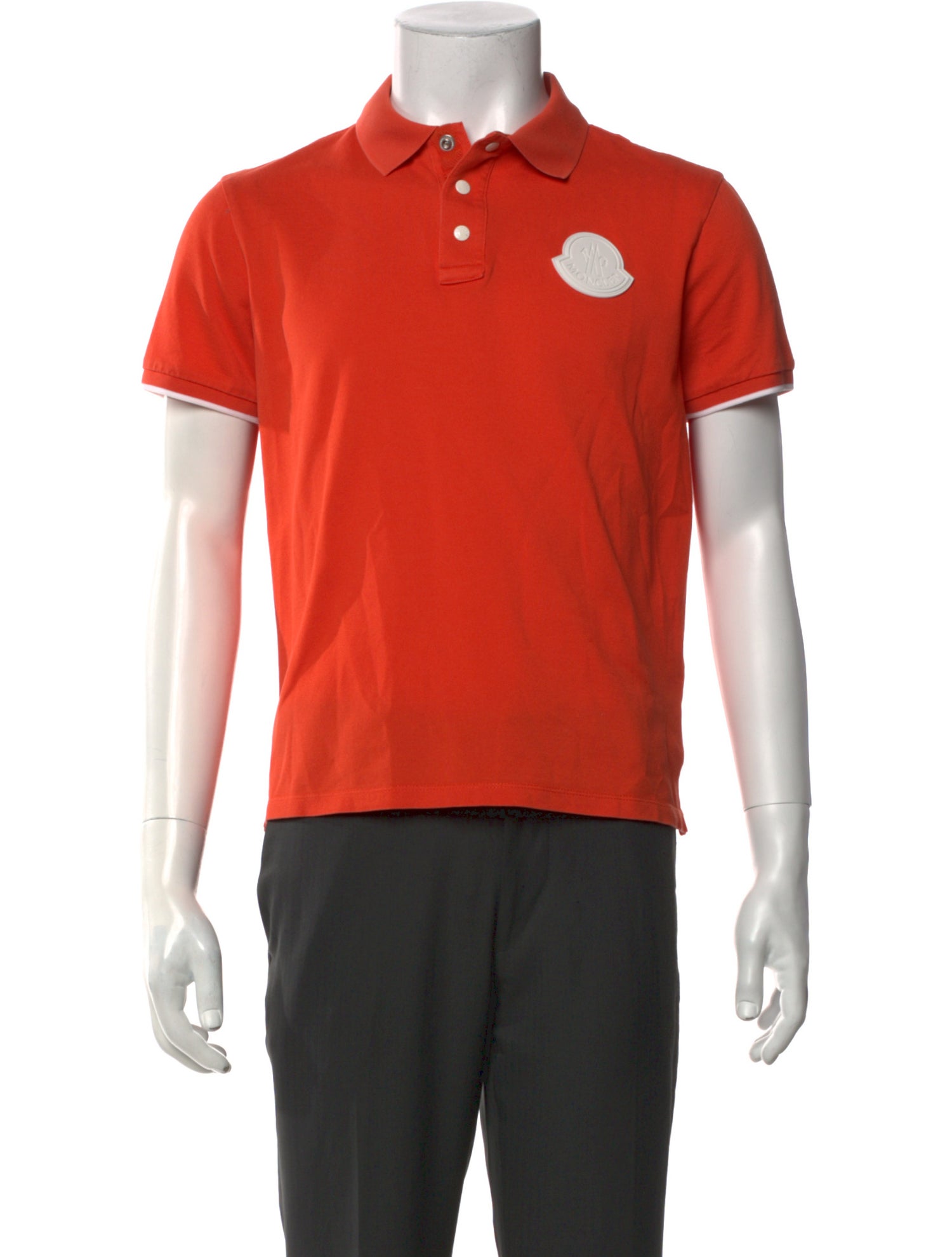 Moncler Collar Short Sleeve Polo Shirt