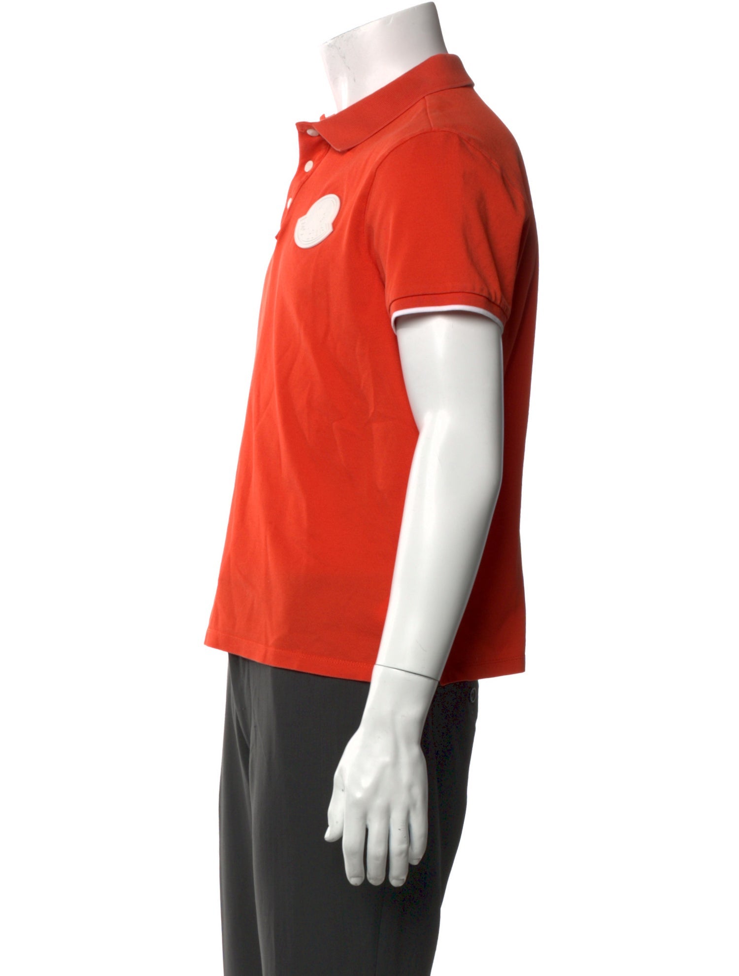Moncler Collar Short Sleeve Polo Shirt