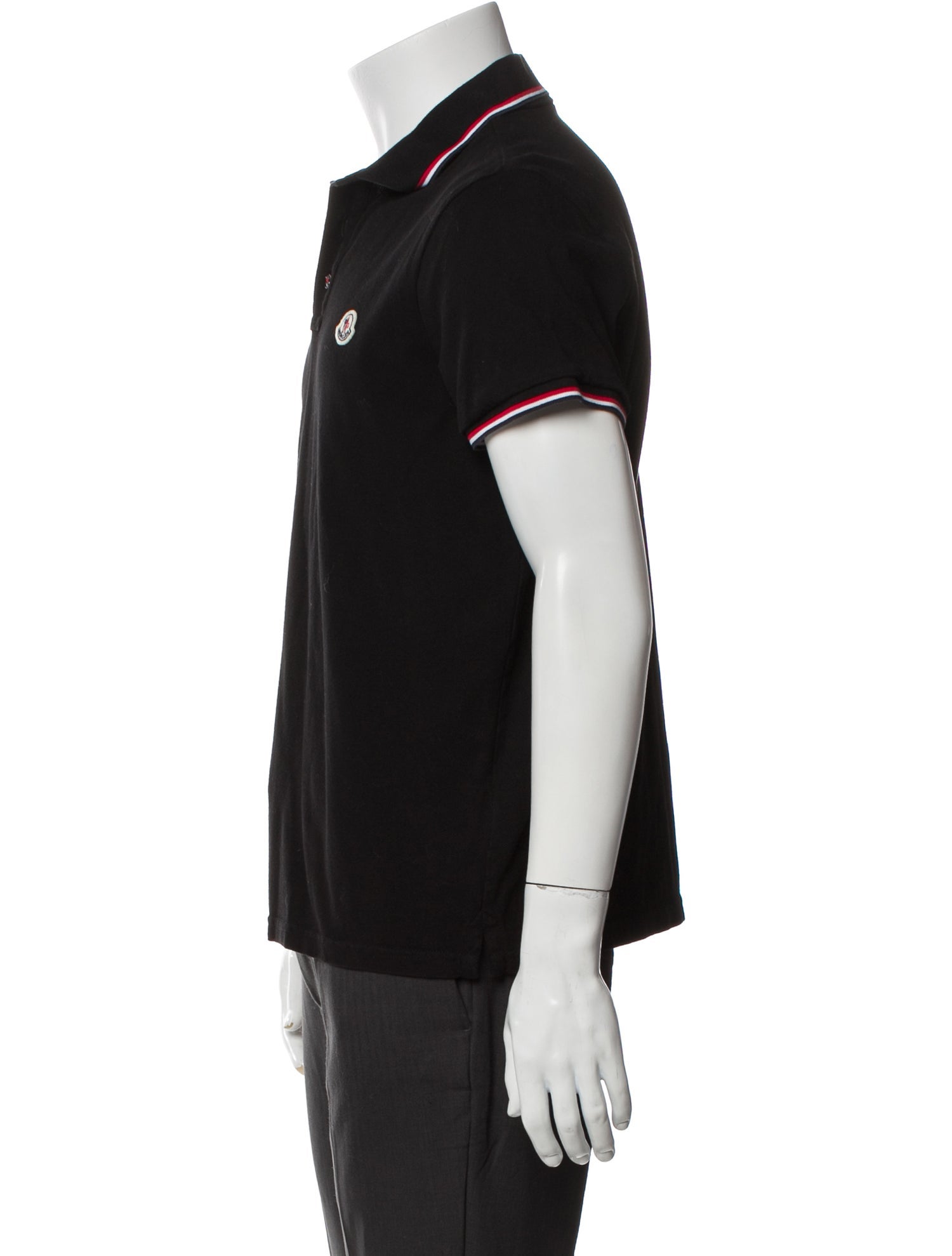 Moncler Collar Short Sleeve Polo Shirt