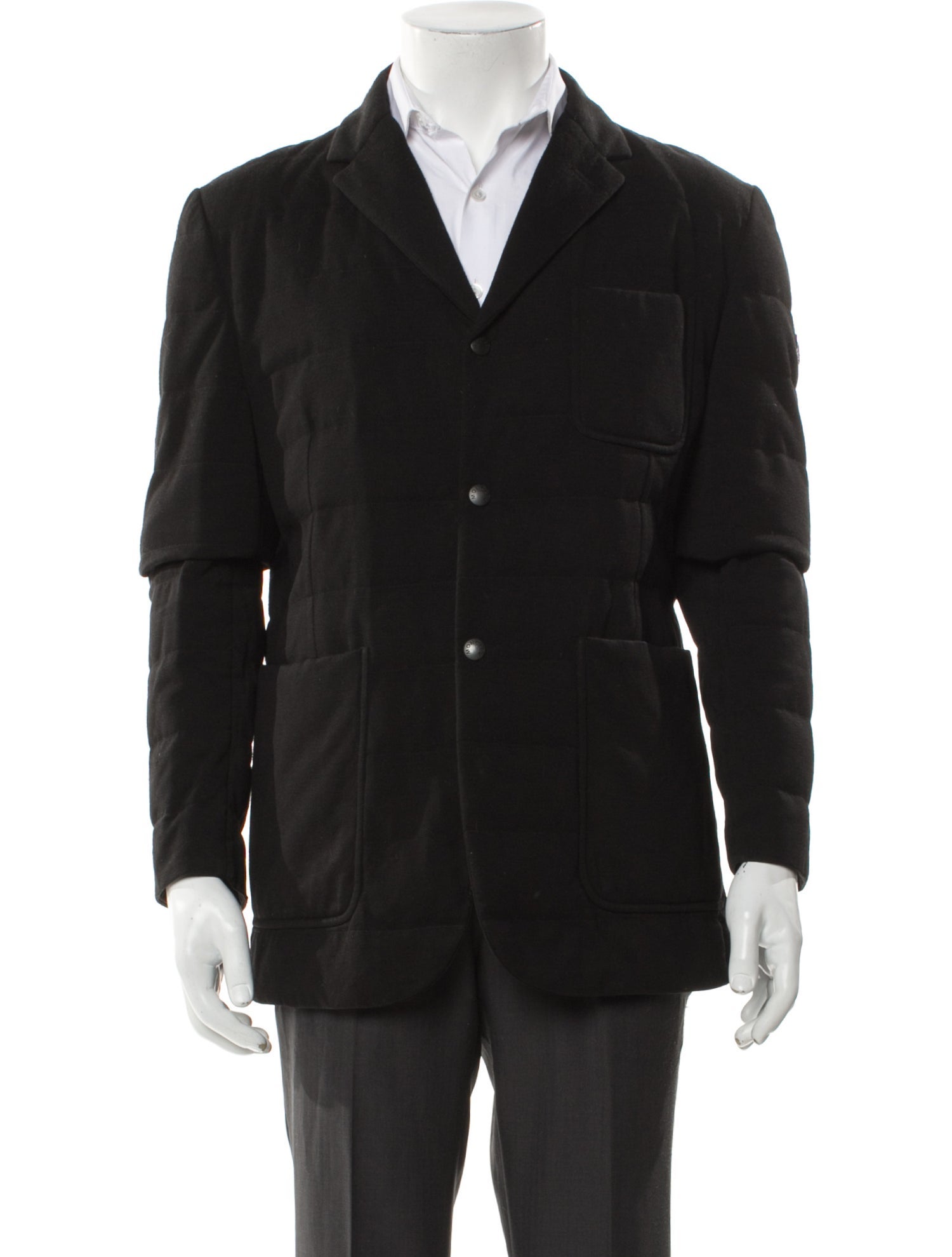 Moncler Virgin Wool Peacoat