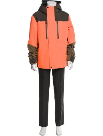 Moncler Colorblock Pattern Parka