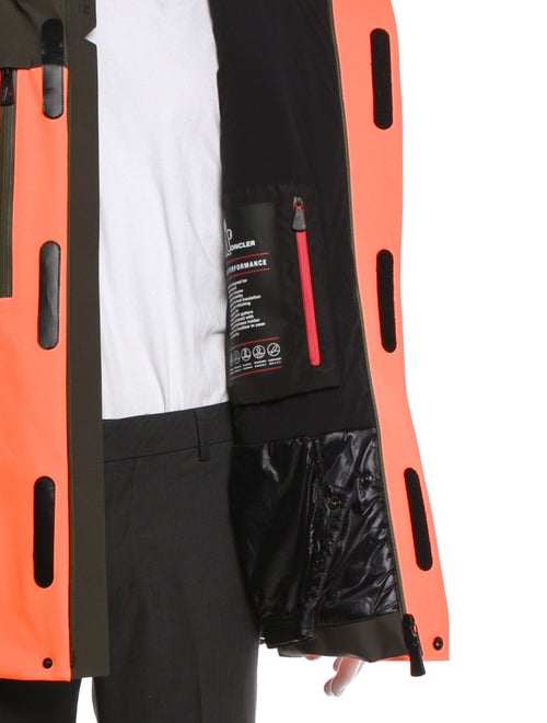 Moncler Colorblock Pattern Parka