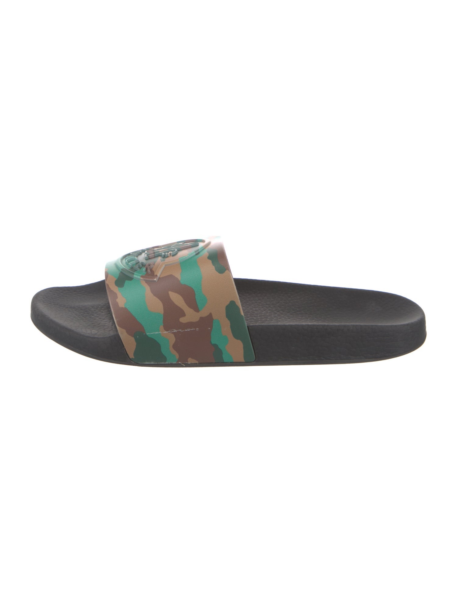 Moncler Rubber Camouflage Print Slides
