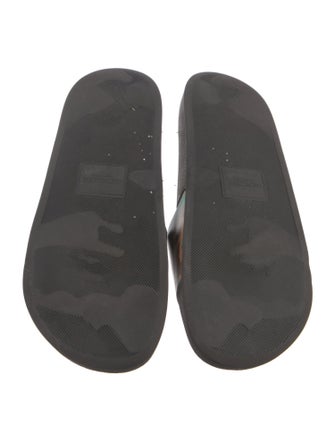 Moncler Rubber Camouflage Print Slides
