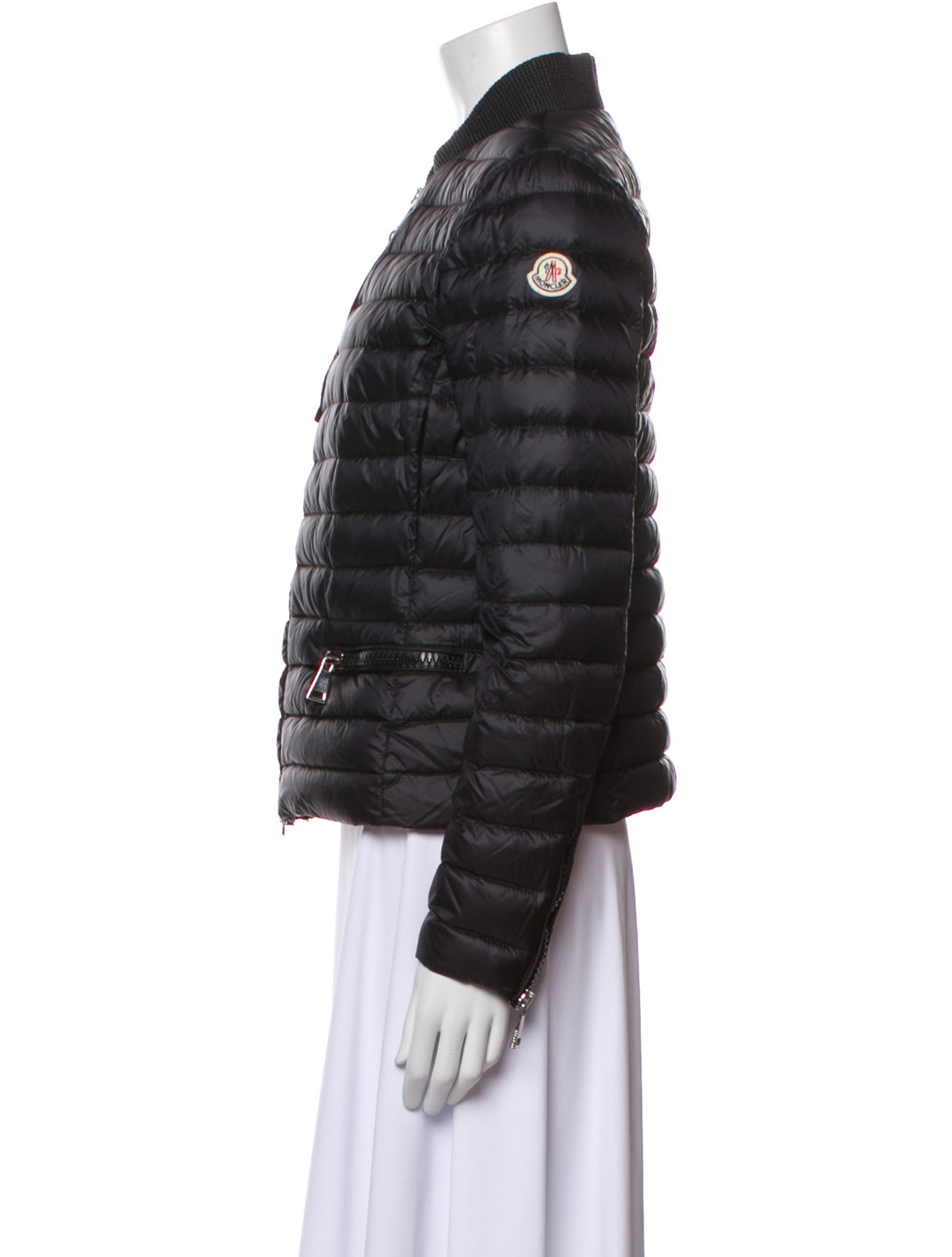 Moncler Striped Down Jacket