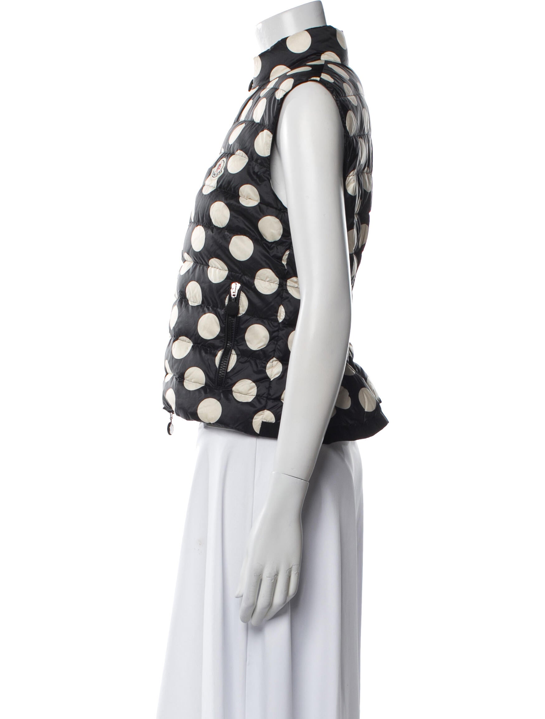 Moncler Polka Dot Print Down Jacket