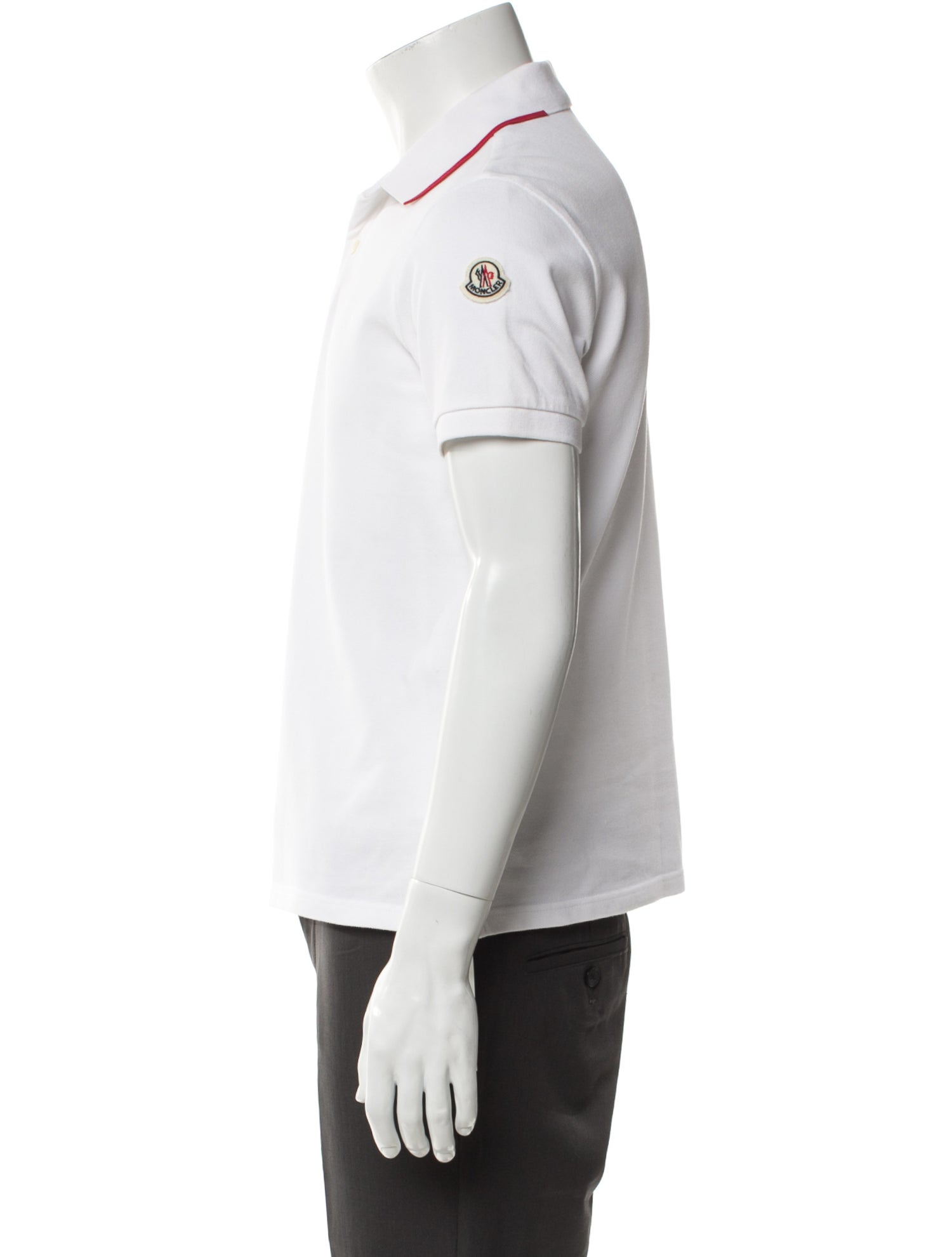 Moncler Collar Short Sleeve Polo Shirt