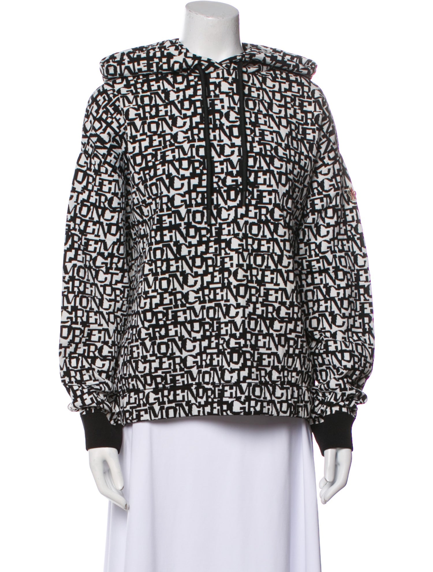 Moncler Printed Crew Neck Sweatshirt