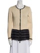Moncler Down Striped Down Jacket
