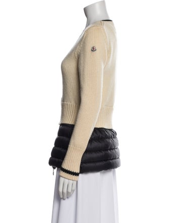 Moncler Down Striped Down Jacket