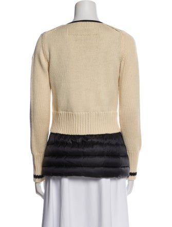 Moncler Down Striped Down Jacket