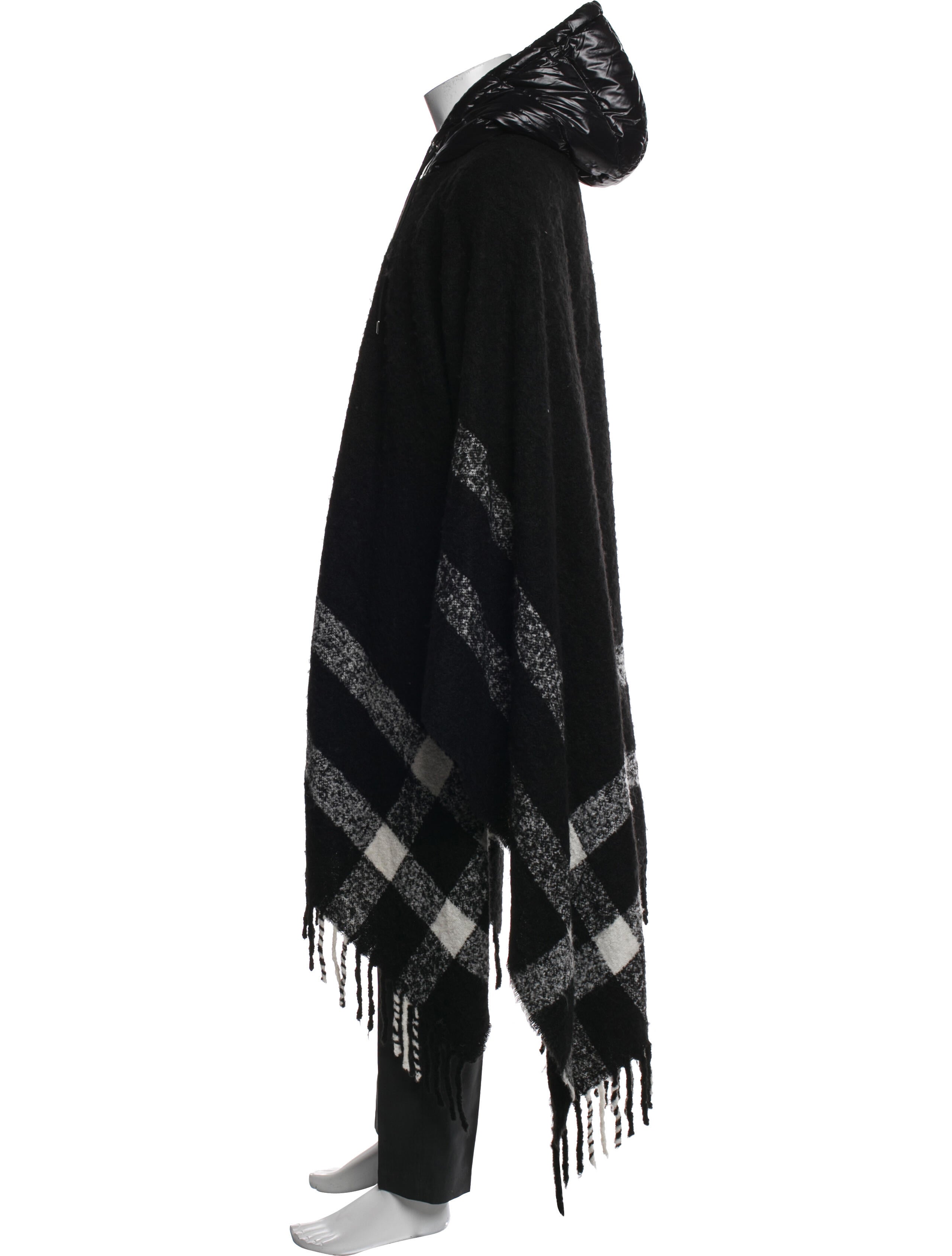 Moncler Striped Poncho