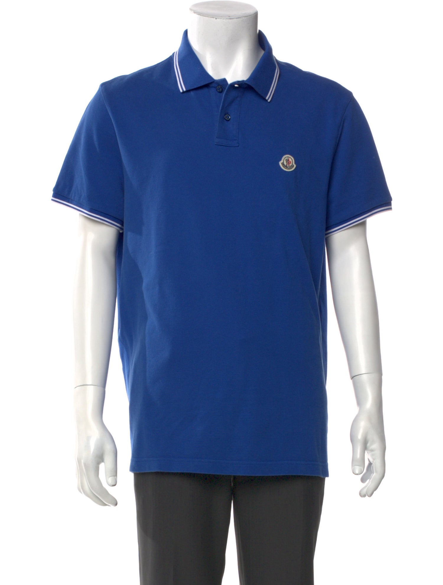Moncler Signature Logo Collar Polo Shirt
